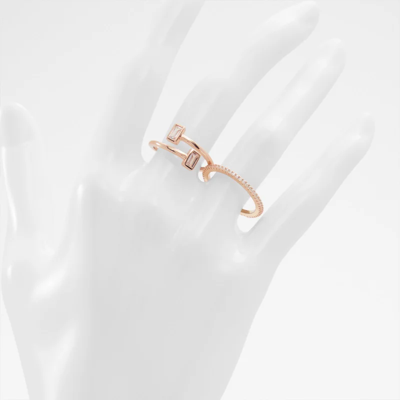 ALDO CARROSSA 2-Pack Embellished Rings